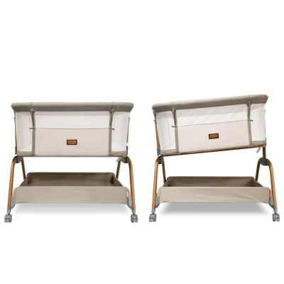 Milly Mally Łóżeczko Dostawne Nino Beige | Pan Piksel