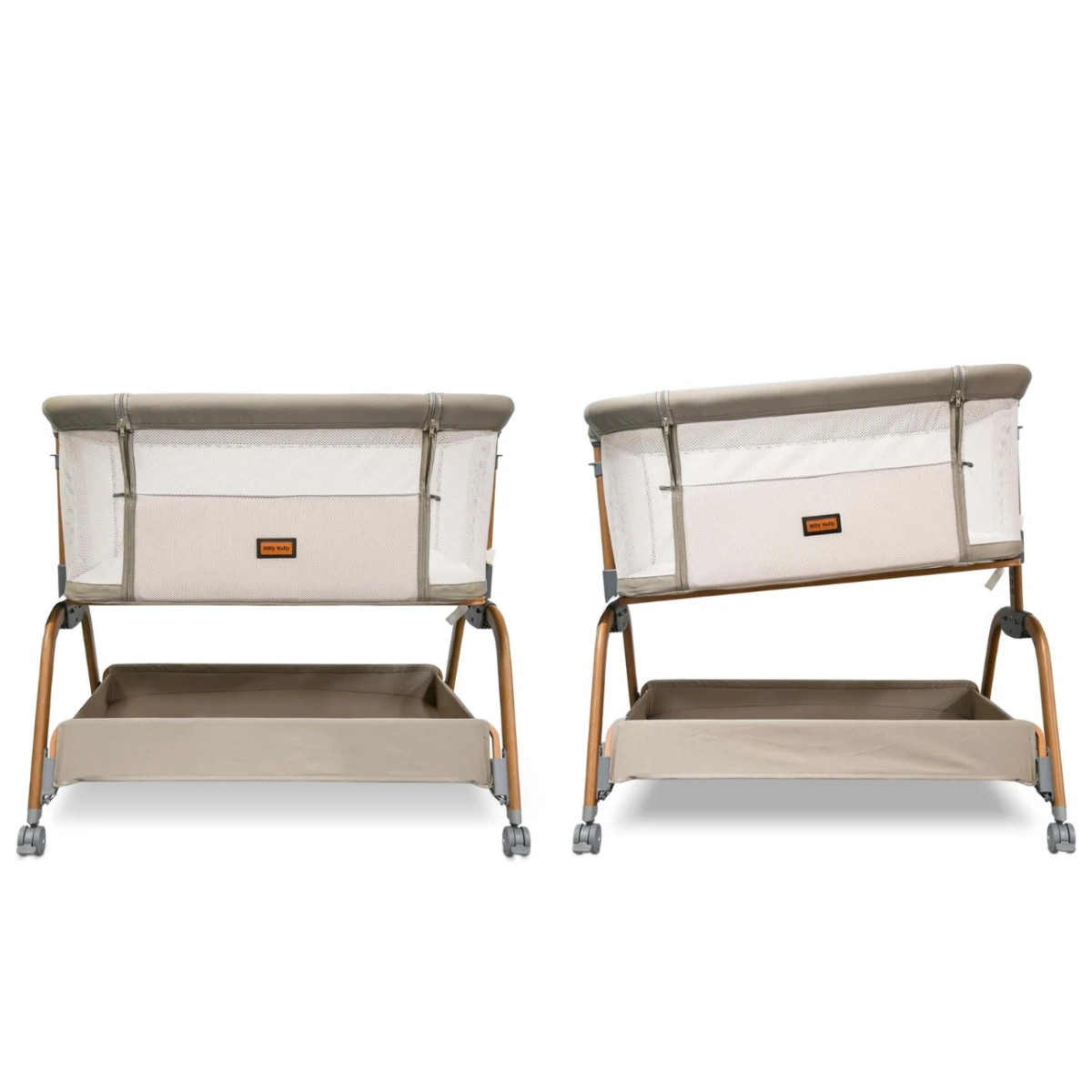 Łóżeczko dostawne Nino Beige Milly Mally | Pan Piksel