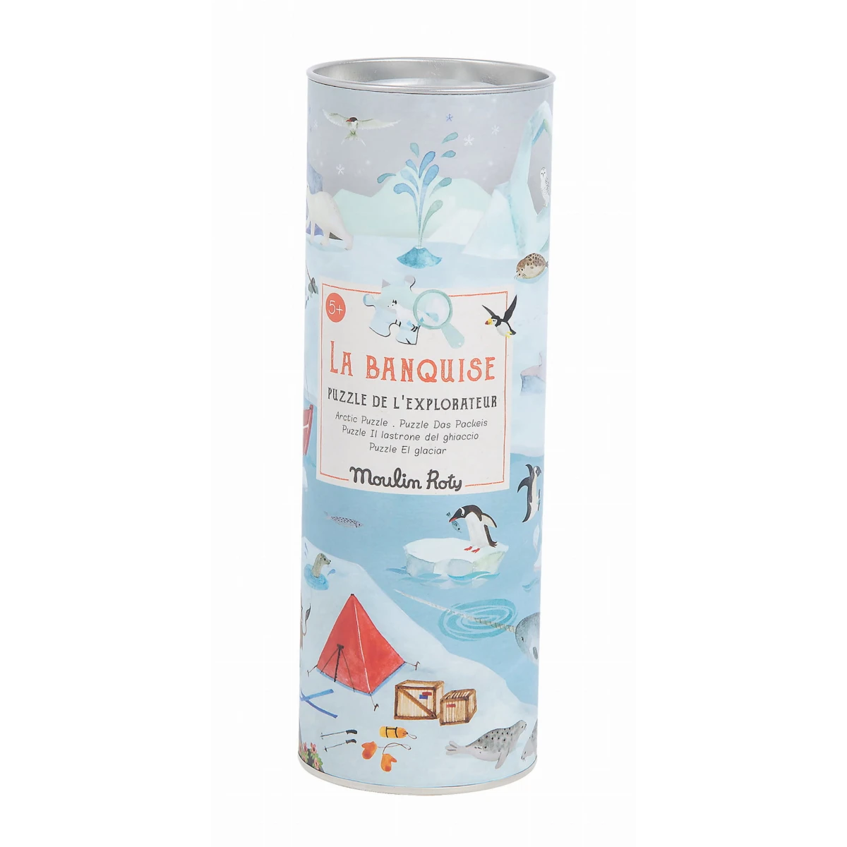 MOULIN ROTY Puzzle kartonowe ODKRYWCA-ARKTYKI | Pan Piksel
