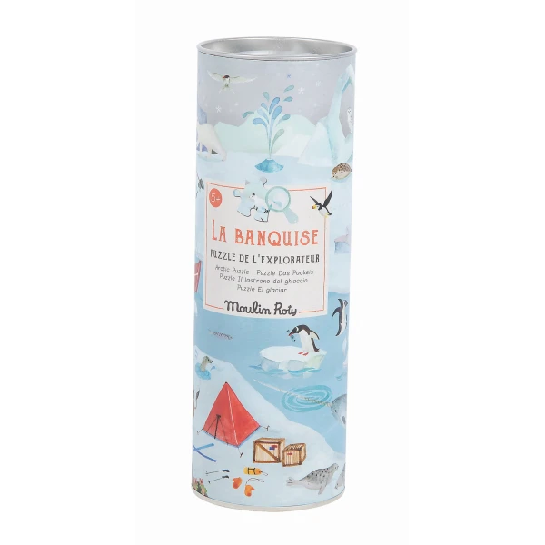 MOULIN ROTY Puzzle kartonowe ODKRYWCA-ARKTYKI | Pan Piksel