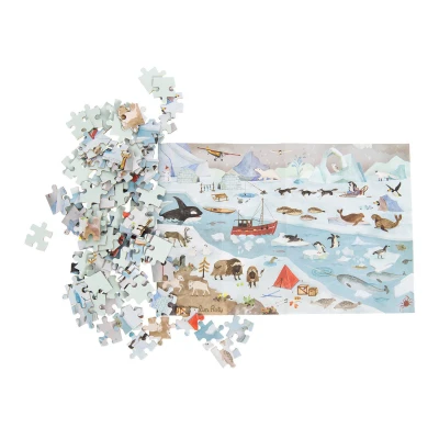 MOULIN ROTY Puzzle kartonowe ODKRYWCA-ARKTYKI | Pan Piksel