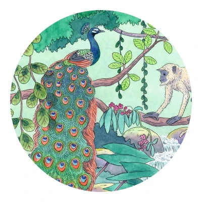 DJECO Puzzle tekturowe DŻUNGLA 54 elem. | Pan Piksel