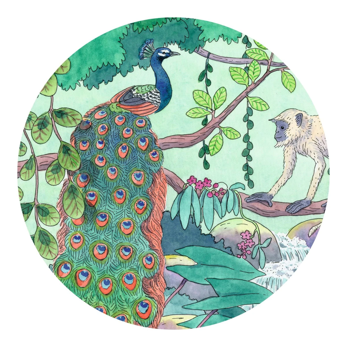 DJECO Puzzle tekturowe DŻUNGLA 54 elem. | Pan Piksel