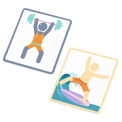 DJECO Eduludo gra edukacyjna BODYMOVE | Pan Piksel