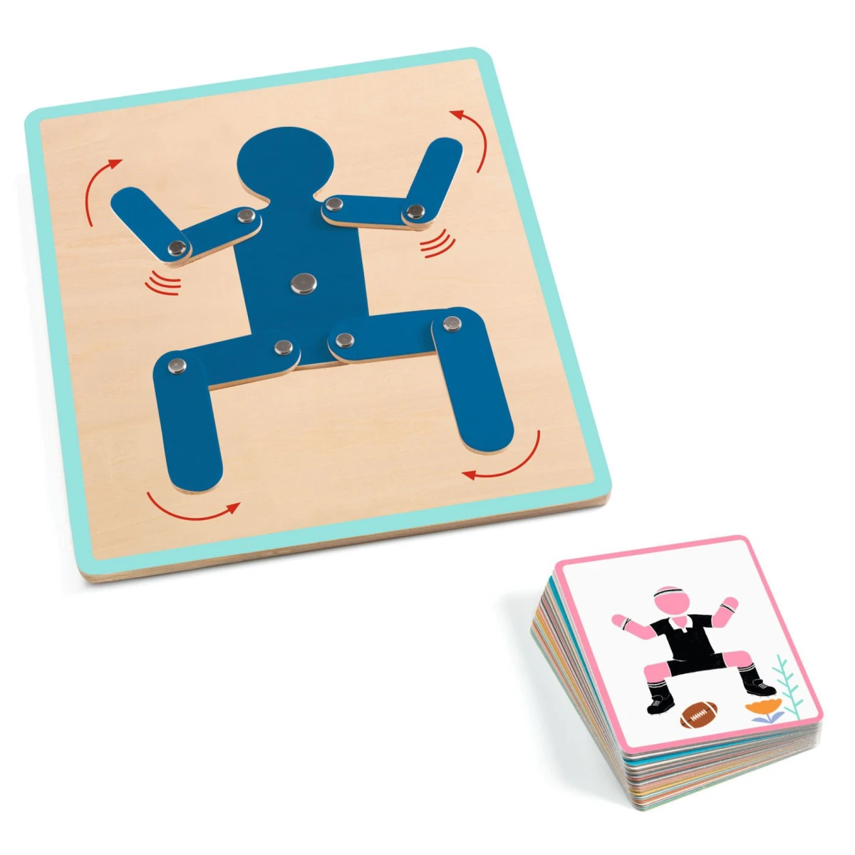 DJECO Eduludo gra edukacyjna BODYMOVE | Pan Piksel