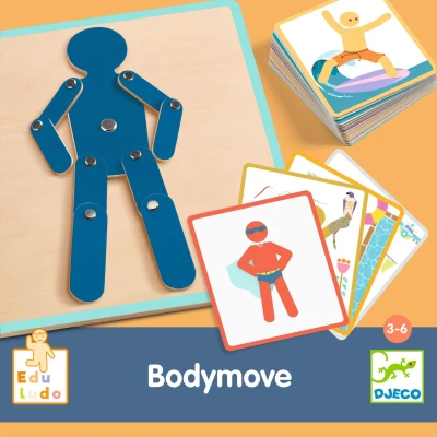 DJECO Eduludo gra edukacyjna BODYMOVE | Pan Piksel