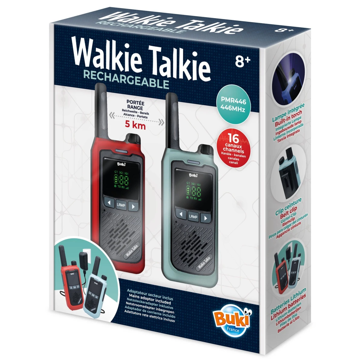 Walkie-talkie dla dzieci Buki France 5 km | Pan Piksel