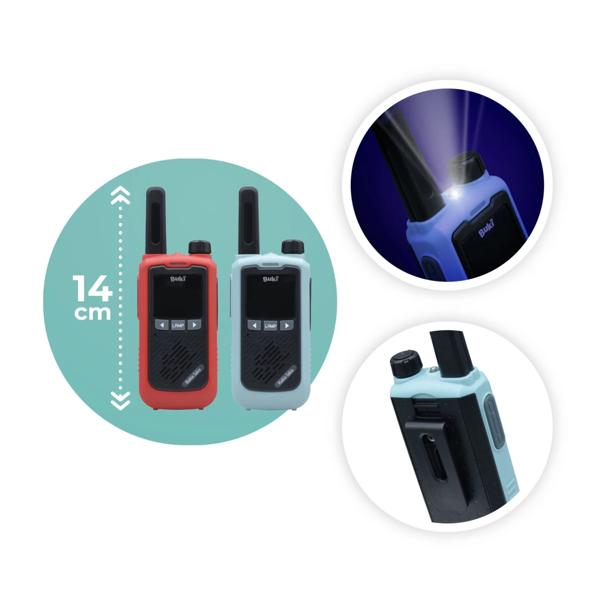 Walkie-talkie dla dzieci Buki France 5 km | Pan Piksel