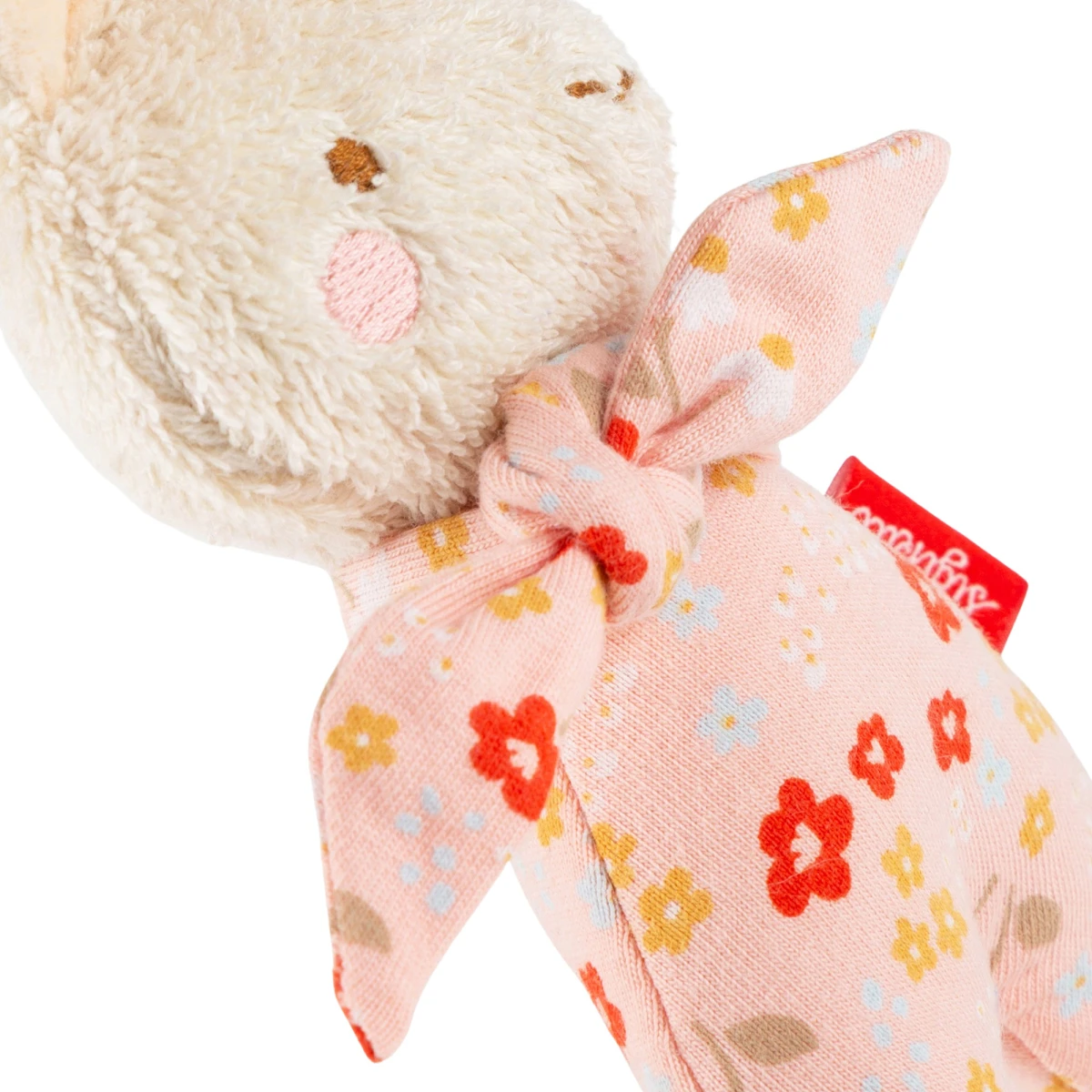 SIGIKID Pierwsza przytulanka grzechotka Króliczek dla dzieci różowy 15 cm | Pan Piksel
