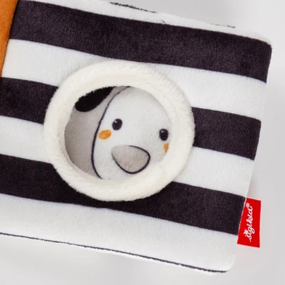 SIGIKID Miękka interaktywna książeczka Pies Dalmatyńczyk zabawka rozwojowa | Pan Piksel