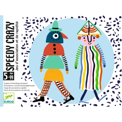 DJECO Gra karciana SPEEDY CRAZY | Pan Piksel