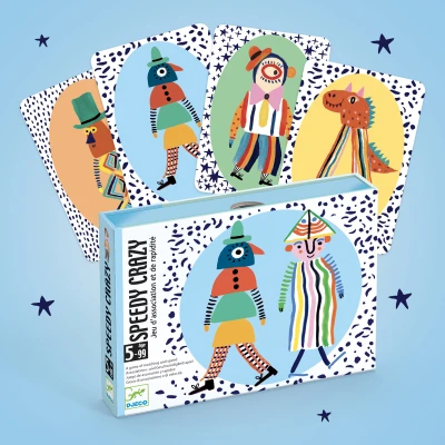 DJECO Gra karciana SPEEDY CRAZY | Pan Piksel