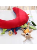 SIGIKID Poduszka do leżenia na brzuszku 37cm zabawka ruchowa grzechotka | Pan Piksel