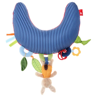 SIGIKID Poduszka do leżenia na brzuszku 37cm zabawka ruchowa grzechotka | Pan Piksel