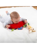 SIGIKID Poduszka do leżenia na brzuszku 37cm zabawka ruchowa grzechotka | Pan Piksel