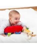 SIGIKID Poduszka do leżenia na brzuszku 37cm zabawka ruchowa grzechotka | Pan Piksel