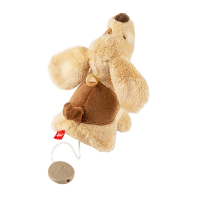 SIGIKID Pluszowy Piesek z pozytywką grająca pierwsza przytulanka dla dzieci | Pan Piksel