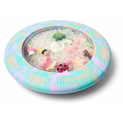 JELLYSTONE DESIGNS Jellystone Sensoryczny dysk z figurkami A-Ku-Ku! Peekaboo motyw Wróżki | Pan Piksel