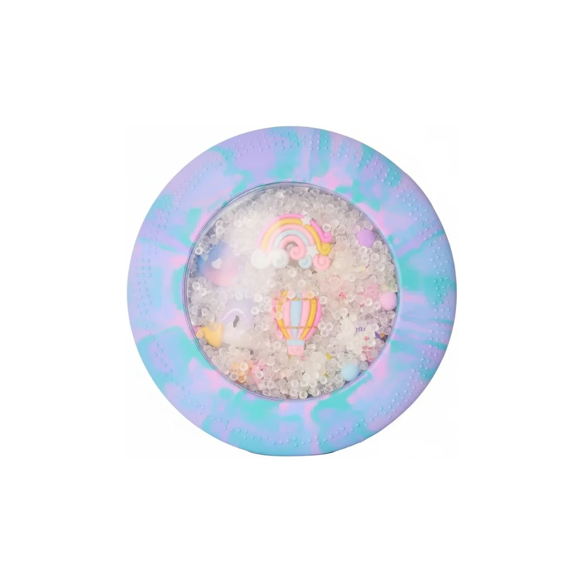 JELLYSTONE DESIGNS Jellystone Sensoryczny dysk z figurkami A-Ku-Ku! Peekaboo motyw Jednorożec | Pan Piksel