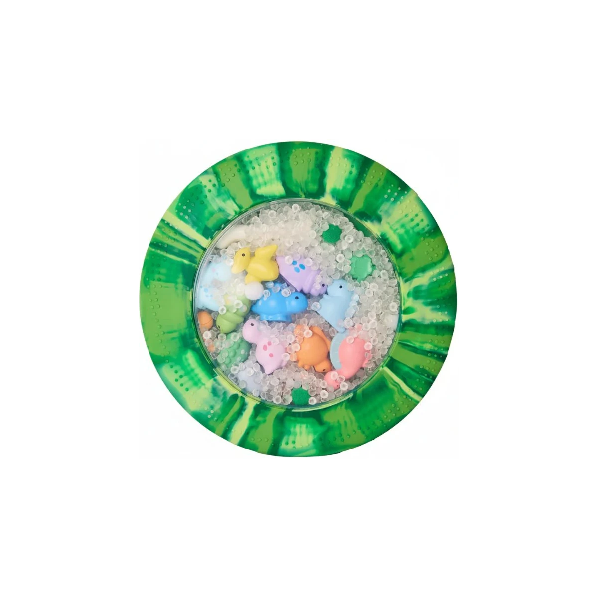 JELLYSTONE DESIGNS Jellystone Sensoryczny dysk z figurkami A-Ku-Ku! Peekaboo motyw Dinozaur | Pan Piksel