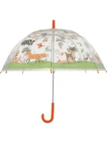 ESSCHERT DESIGN Przezroczysty parasol dziecięcy – Leśne Zwierzęta 3+ | Pan Piksel
