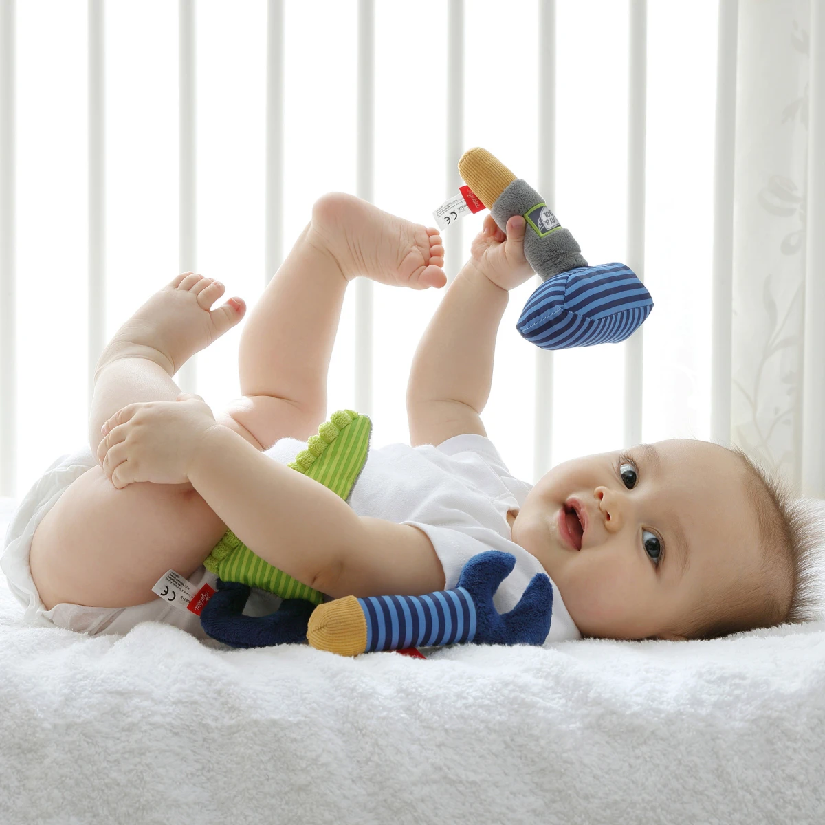 SIGIKID Zestaw Narzędzia do zabawy 3 szt. zabawka grzechotka dla dzieci | Pan Piksel
