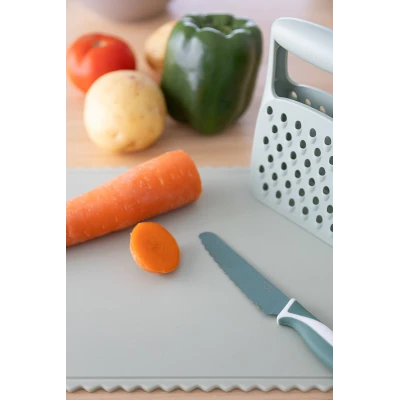 KiddiKutter Tarka dla dzieci do warzyw bez ostrych krawędzi z rękawicą ochronną | Pan Piksel