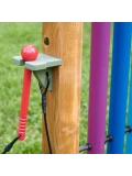 MASTERKIDZ Tęczowe Dzwonki Kolorowa Tablica Do Grania | Pan Piksel