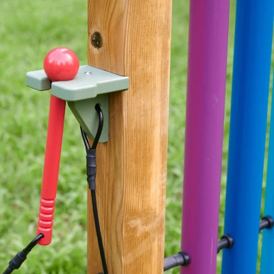 MASTERKIDZ Tęczowe Dzwonki Kolorowa Tablica Do Grania | Pan Piksel