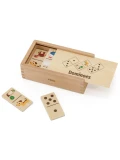 VIGA Drewniane Domino 2w1 Zwierzęta i Liczby | Pan Piksel
