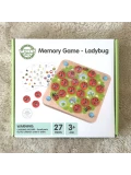 WOOPIE GREEN Memory Drewniana Gra Pamięciowa Edukacyjna Układanka Biedronka | Pan Piksel