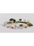 CLASSIC WORLD EDU Zestaw Dwustronna Tablica Sztaluga do Malowania Z Pompą Wody | Pan Piksel