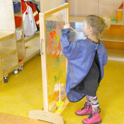MASTERKIDZ Okno Do Malowania Sztaluga Dwustronna | Pan Piksel