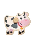 WOOPIE GREEN Drewniane Puzzle Montessori Farma z Pinezkami Do Dopasowania | Pan Piksel