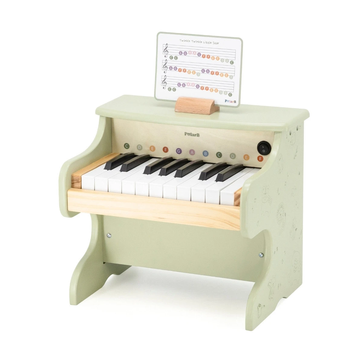 Viga Pianino Zielone Nauka Gry | Pan Piksel