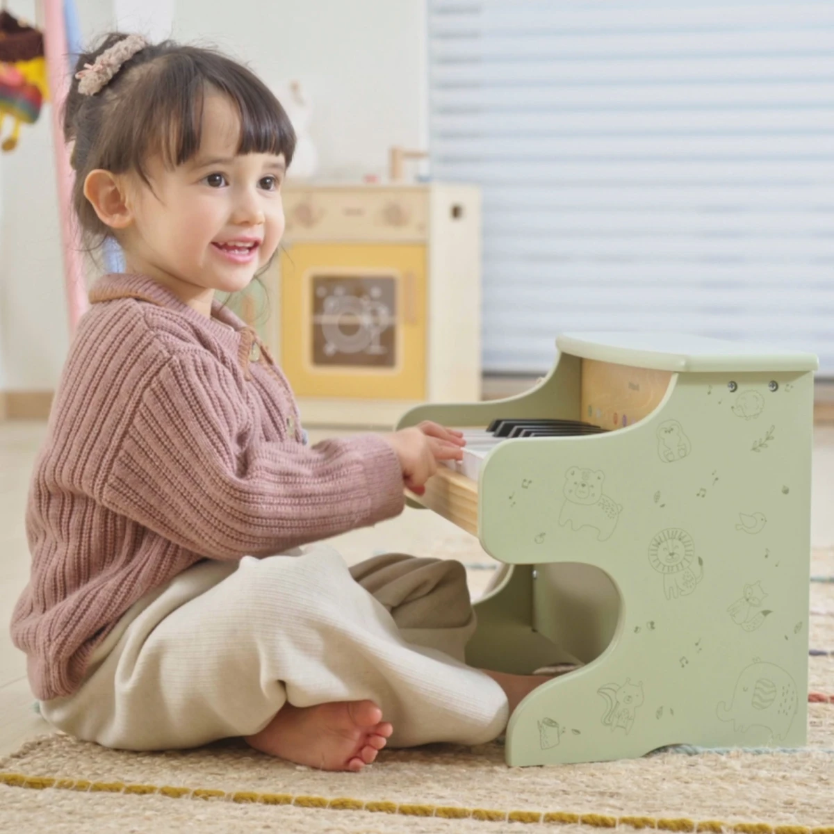 Viga Pianino Zielone Nauka Gry | Pan Piksel