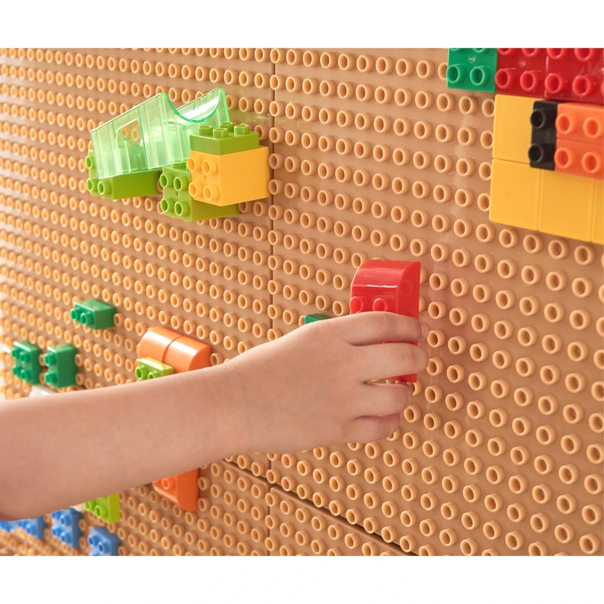 MASTERKIDZ Zestaw Klocków Konstrukcyjnych STEM 563 el. z Nakładkami na Panel 4 szt. | Pan Piksel