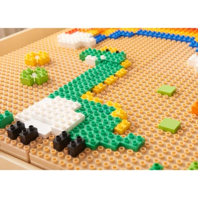 MASTERKIDZ Zestaw Klocków Konstrukcyjnych STEM 563 el. z Nakładkami na Panel 4 szt. | Pan Piksel