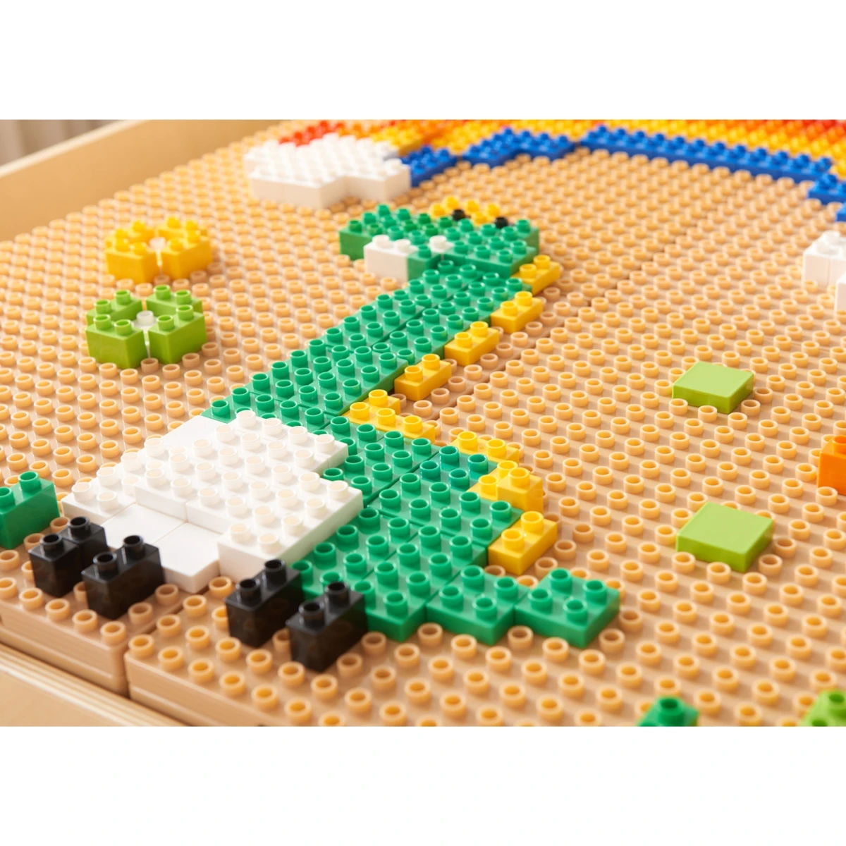MASTERKIDZ Zestaw Klocków Konstrukcyjnych STEM 563 el. z Nakładkami na Panel 4 szt. | Pan Piksel