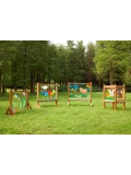 MASTERKIDZ Przezroczysta Akrylowa Tablica Malarska + Kubeczki | Pan Piksel