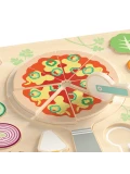 CLASSIC WORLD Drewniana Pizza do Krojenia Układanka Warzywa 22 el. | Pan Piksel