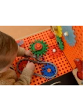 MASTERKIDZ Drewniany Warsztat XXL Montessori STEM z Narzędziami + Akcesoria | Pan Piksel