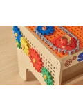 MASTERKIDZ Drewniany Warsztat XXL Montessori STEM z Narzędziami + Akcesoria | Pan Piksel