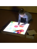 MASTERKIDZ Panel Skrzynia LED Sensoryczna + Zestaw Akcesoriów | Pan Piksel