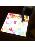 MASTERKIDZ Panel Skrzynia LED Sensoryczna + Zestaw Akcesoriów | Pan Piksel