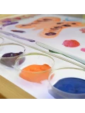 MASTERKIDZ Rama Sensoryczna - Panel LED + Przezroczysta Taca Do Malowania | Pan Piksel