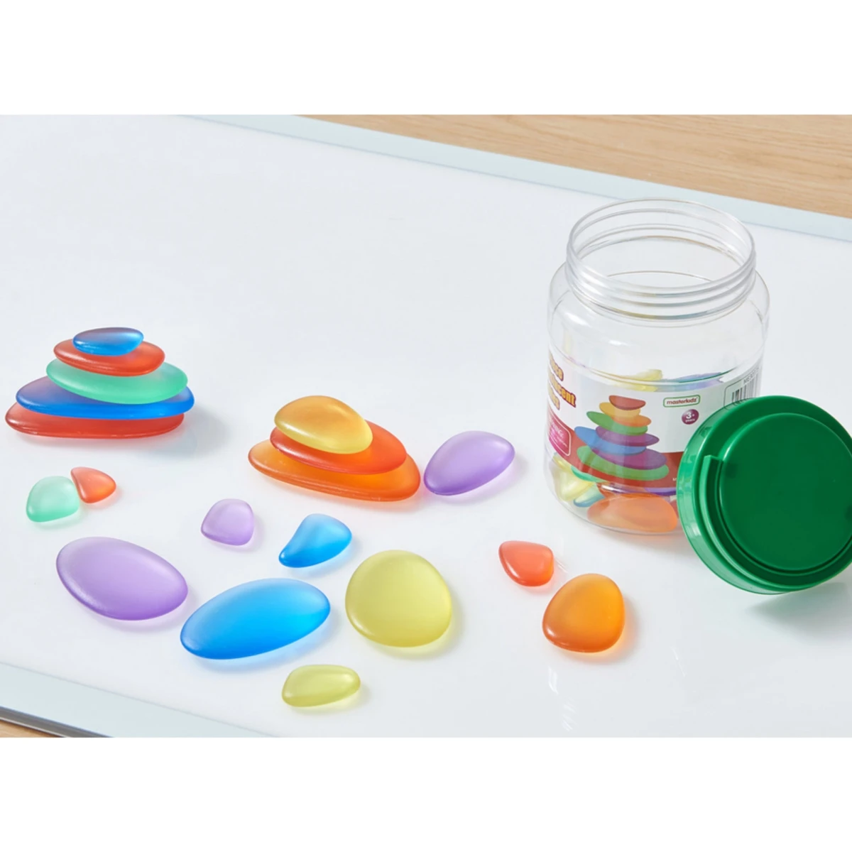 MASTERKIDZ Rama Sensoryczna - Panel LED + Zestaw Akcesoriów Do Zabawy w Piasku | Pan Piksel