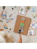 VIGA Drewniana Przybijanka Roboty 45 elementów Montessori | Pan Piksel