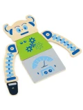 VIGA Drewniana Przybijanka Roboty 45 elementów Montessori | Pan Piksel