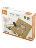 VIGA Drewniana Przybijanka Roboty 45 elementów Montessori | Pan Piksel